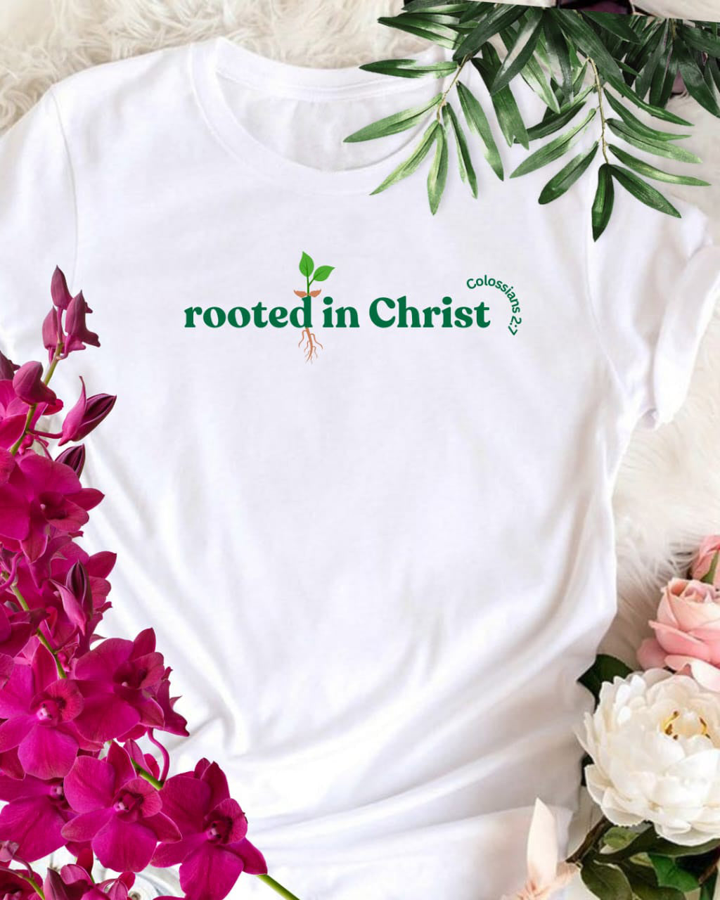 Everyday T-Shirt: Rooted in Christ (Female)