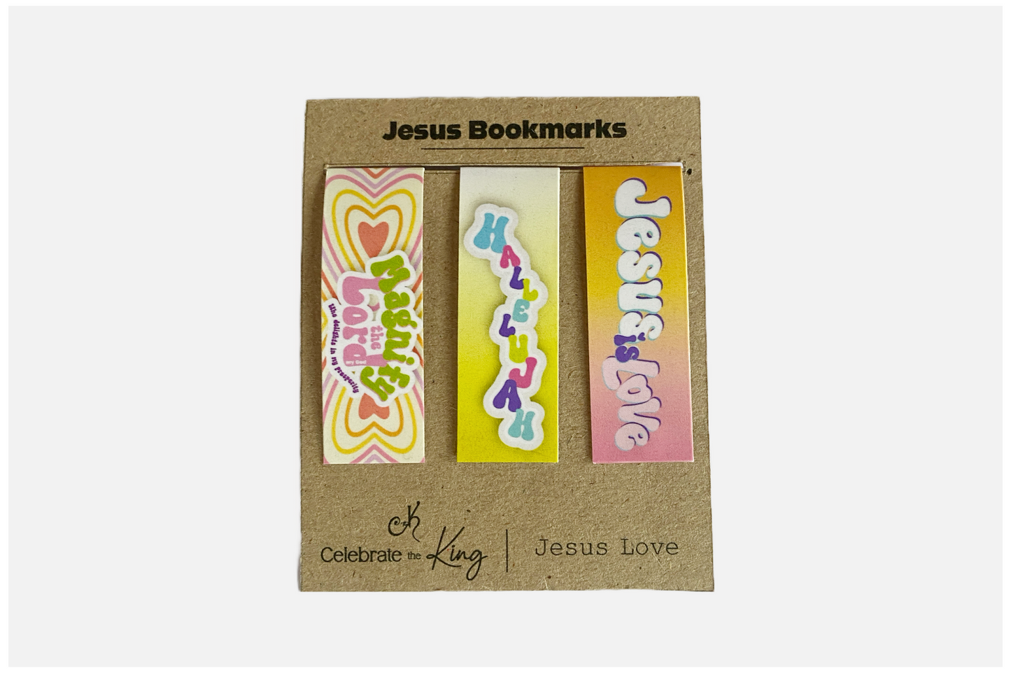 Magnetic Bookmark (Pack): Jesus Love Combo